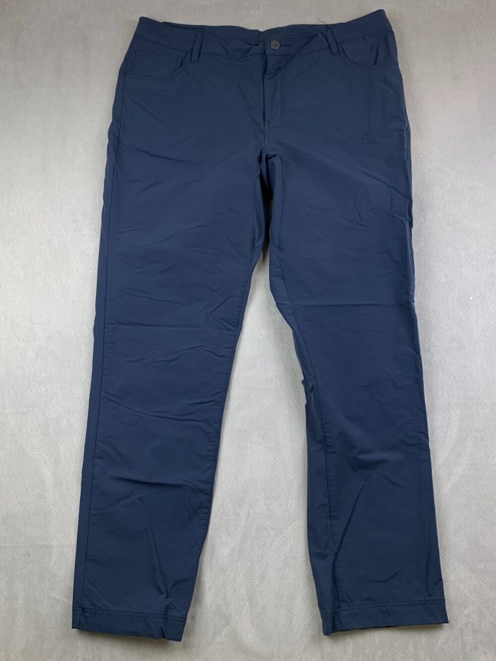 Black Diamond Equipment Men Pants 38x32 Navy Blue 5-Pocket Nylon Stretch Outdoor